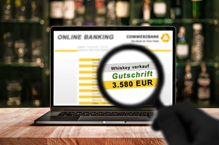 Onine Banking Gutschrift erhalten